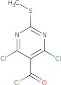 4,6-Dichloro-2-(methylthio)pyrimidine-5-carbonyl chloride