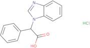 2-(1H-1,3-Benzodiazol-1-yl)-2-phenylacetic acid hydrochloride