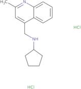 N-[(2-Methylquinolin-4-yl)methyl]cyclopentanamine dihydrochloride