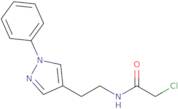 2-Chloro-N-[2-(1-phenyl-1H-pyrazol-4-yl)ethyl]acetamide