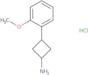 3-(2-Methoxyphenyl)cyclobutan-1-amine hydrochloride