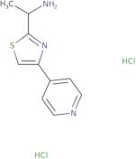 1-[4-(Pyridin-4-yl)-1,3-thiazol-2-yl]ethan-1-amine dihydrochloride