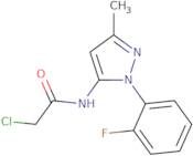 2-Chloro-N-[1-(2-fluorophenyl)-3-methyl-1H-pyrazol-5-yl]acetamide
