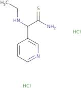 2-(Ethylamino)-2-(pyridin-3-yl)ethanethioamide dihydrochloride