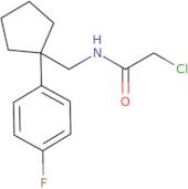 2-Chloro-N-{[1-(4-fluorophenyl)cyclopentyl]methyl}acetamide