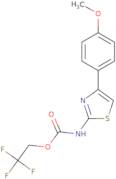 2,2,2-Trifluoroethyl N-[4-(4-methoxyphenyl)-1,3-thiazol-2-yl]carbamate