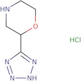 2-(1H-1,2,3,4-Tetrazol-5-yl)morpholine hydrochloride