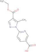 6-[4-(Ethoxycarbonyl)-5-methyl-1H-pyrazol-1-yl]pyridine-3-carboxylic acid