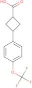 3-[4-(Trifluoromethoxy)phenyl]cyclobutane-1-carboxylic acid