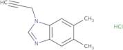5,6-Dimethyl-1-(prop-2-yn-1-yl)-1H-1,3-benzodiazole hydrochloride