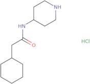 2-Cyclohexyl-N-(piperidin-4-yl)acetamide hydrochloride