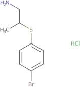 1-[(1-Aminopropan-2-yl)sulfanyl]-4-bromobenzene hydrochloride