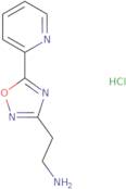2-[5-(Pyridin-2-yl)-1,2,4-oxadiazol-3-yl]ethan-1-amine hydrochloride