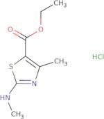 ethyl 4-methyl-2-(methylamino)-1,3-thiazole-5-carboxylate hydrochloride