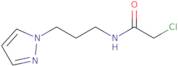 2-Chloro-N-[3-(1H-pyrazol-1-yl)propyl]acetamide