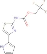 2,2,2-Trifluoroethyl N-[4-(1H-pyrrol-2-yl)-1,3-thiazol-2-yl]carbamate