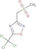 3-(Methanesulfonylmethyl)-5-(trichloromethyl)-1,2,4-oxadiazole