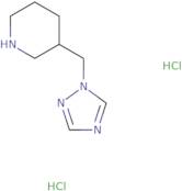 3-(1H-1,2,4-Triazol-1-ylmethyl)piperidine dihydrochloride