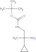 tert-Butyl N-(2-amino-2-cyclopropylpropyl)carbamate