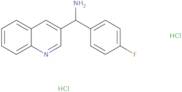 (4-Fluorophenyl)(quinolin-3-yl)methanamine dihydrochloride