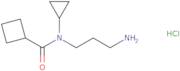 N-(3-Aminopropyl)-N-cyclopropylcyclobutanecarboxamide hydrochloride