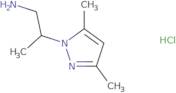 [2-(3,5-Dimethyl-1H-pyrazol-1-yl)propyl]amine hydrochloride