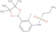 N-(2-Fluoro-3-(4,4,5,5-tetramethyl-1,3,2-dioxaborolan-2-yl)phenyl)propane-1-sulfonamide