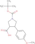 (3S,4R)-1-(tert-Butoxycarbonyl)-4-(4-methoxyphenyl)pyrrolidine-3-carboxylic acid