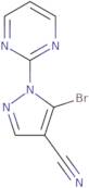 5-Bromo-1-(pyrimidin-2-yl)-1H-pyrazole-4-carbonitrile