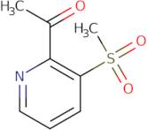 1-(3-(Methylsulfonyl)pyridin-2-yl)ethanone