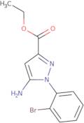 Ethyl 5-amino-1-(2-bromophenyl)-1H-pyrazole-3-carboxylate