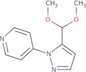4-(5-(Dimethoxymethyl)-1H-pyrazol-1-yl)pyridine
