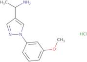 {1-[1-(3-Methoxyphenyl)-1H-pyrazol-4-yl]ethyl}amine hydrochloride