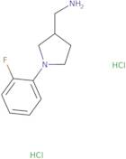 [1-(2-Fluorophenyl)pyrrolidin-3-yl]methanamine dihydrochloride