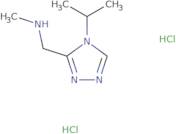 [(4-Isopropyl-4H-1,2,4-triazol-3-yl)methyl]methylamine dihydrochloride