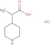 2-(Piperidin-4-yl)propanoic acid hydrochloride