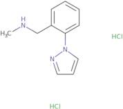 N-Methyl-1-[2-(1H-pyrazol-1-yl)phenyl]methanamine dihydrochloride