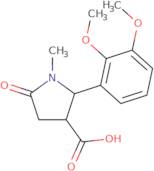 2-(2,3-Dimethoxyphenyl)-1-methyl-5-oxopyrrolidine-3-carboxylic acid