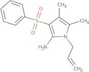 1-Allyl-3-benzenesulfonyl-4,5-dimethyl-1H-pyrrol-2-ylamine