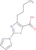 4-Butyl-2-(1H-pyrrol-1-yl)-1,3-thiazole-5-carboxylic acid