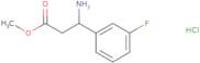 Methyl 3-amino-3-(3-fluorophenyl)propanoate hydrochloride