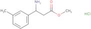 Methyl 3-amino-3-(3-methylphenyl)propanoate hydrochloride