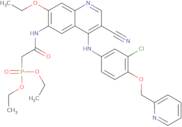 diethyl ({[4-({3-chloro-4-[(pyridin-2-yl)methoxy]phenyl}amino)-3-cyano-7-ethoxyquinolin-6-yl]car...