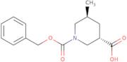 Trans-1-(Benzyloxycarbonyl)-5-Methylpiperidine-3-Carboxylic Acid