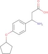 (3S)-3-Amino-3-(4-cyclopentyloxyphenyl)propanoic acid