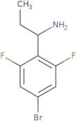 (S)-1-(4-Bromo-2,6-difluorophenyl)propan-1-amine