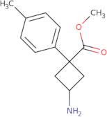 Methyl 3-amino-1-(4-methylphenyl)cyclobutane-1-carboxylate