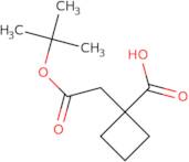 1-[2-(tert-Butoxy)-2-oxoethyl]cyclobutane-1-carboxylic acid