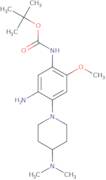 tert-Butyl (5-amino-4-(4-(dimethylamino)piperidin-1-yl)-2-methoxyphenyl)carbamate