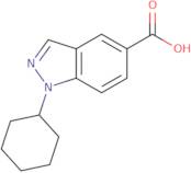 1-Cyclohexylbenzodiazole-5-carboxylic acid